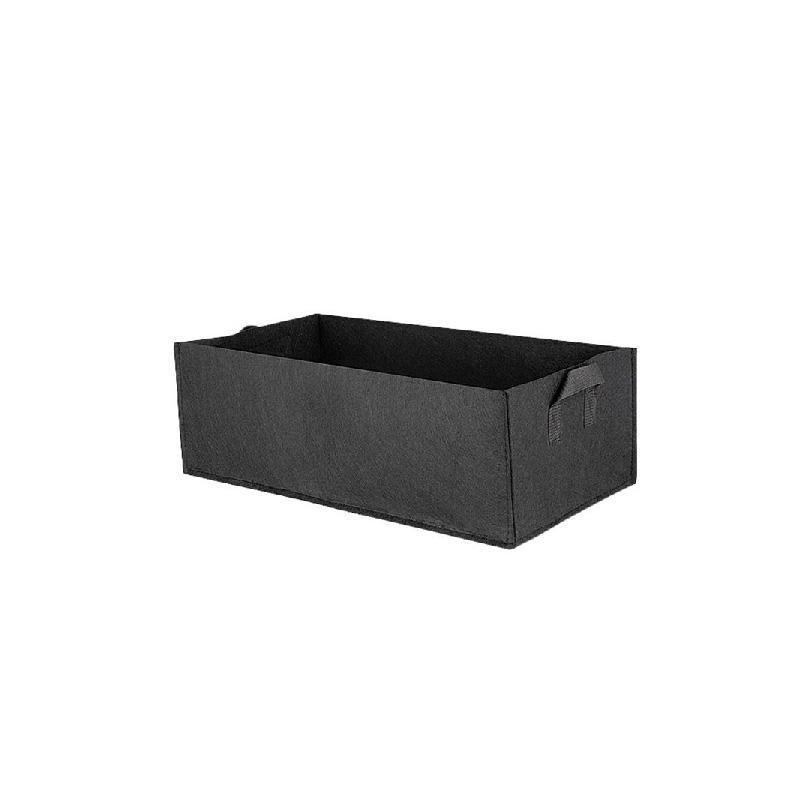 8pcs Felt Rectangular Planting Bags Vegetable Grow Bags Non-Woven Flower Pots - Blue 8pcs-60x30x20