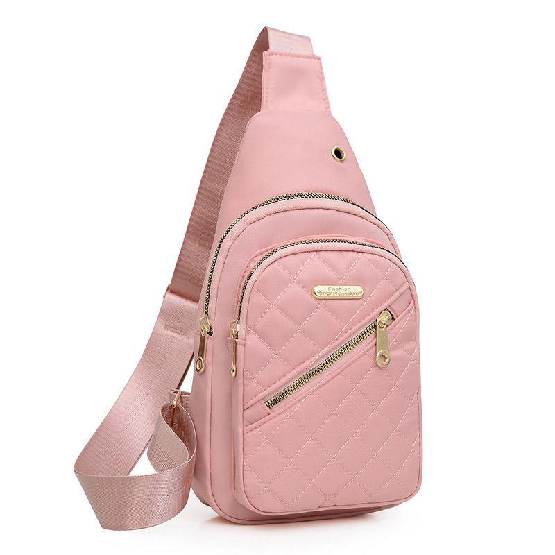 Chest Bag Crossbody Sports Bag Simple Casual Crossbody Bag for Travel Outdoor - Dark Blue