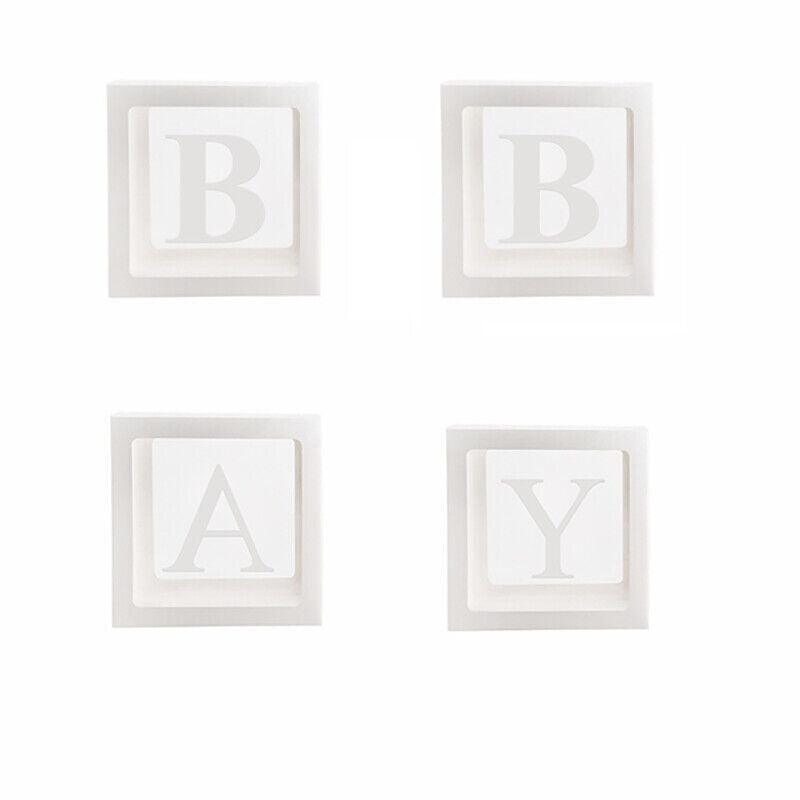 3/4pcs Transparent Balloon Box Set for First Birthday Party or Celebration Display - Baby