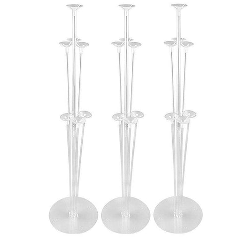 3/6/12 Set 70 Cm Balloon Column Set Upright Base Stand Holder Wedding Party Deco - 3Sets