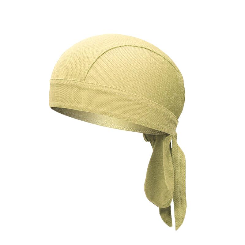 Durag Bandanna Cap Cycling Head Wraps Skull Cap Scarves Caps Motorcycle Sports - Grey