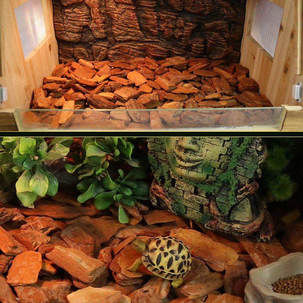 Reptile Bedding Substrate for Lizard Snake Tortoise Natural Bark Material - Small 650g