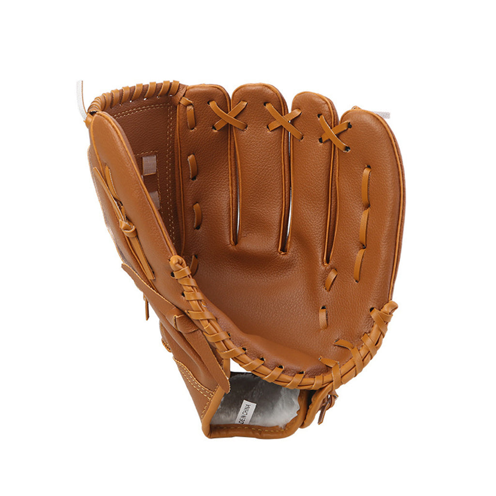 Baseball Glove Thickened Softball Glove Pitcher Mitt Sports Training Outdoor - Blue - 12.5in