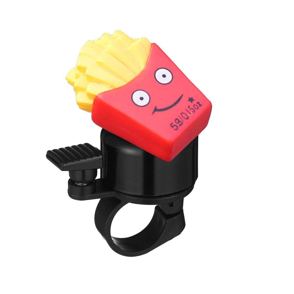 Cute Food Style Bicycle Bell Loud and Fun Handlebar Accessory - French fries