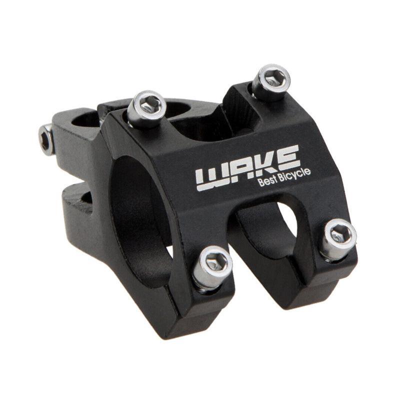 MTB Mountain Bike Handlebar Stem 31.8mm Aluminium Alloy Short Stem Cycling Part - Black