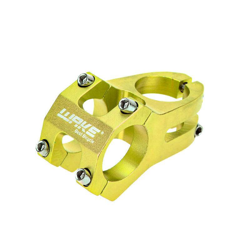 MTB Mountain Bike Handlebar Stem 31.8mm Aluminium Alloy Short Stem Cycling Part - Black