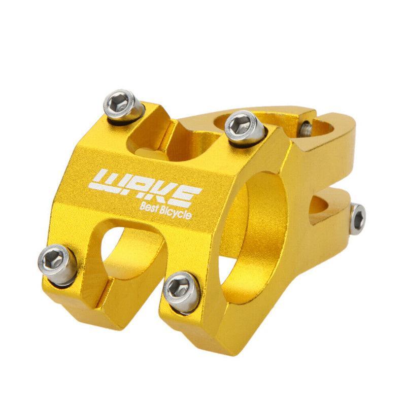 MTB Mountain Bike Handlebar Stem 31.8mm Aluminium Alloy Short Stem Cycling Part - Blue