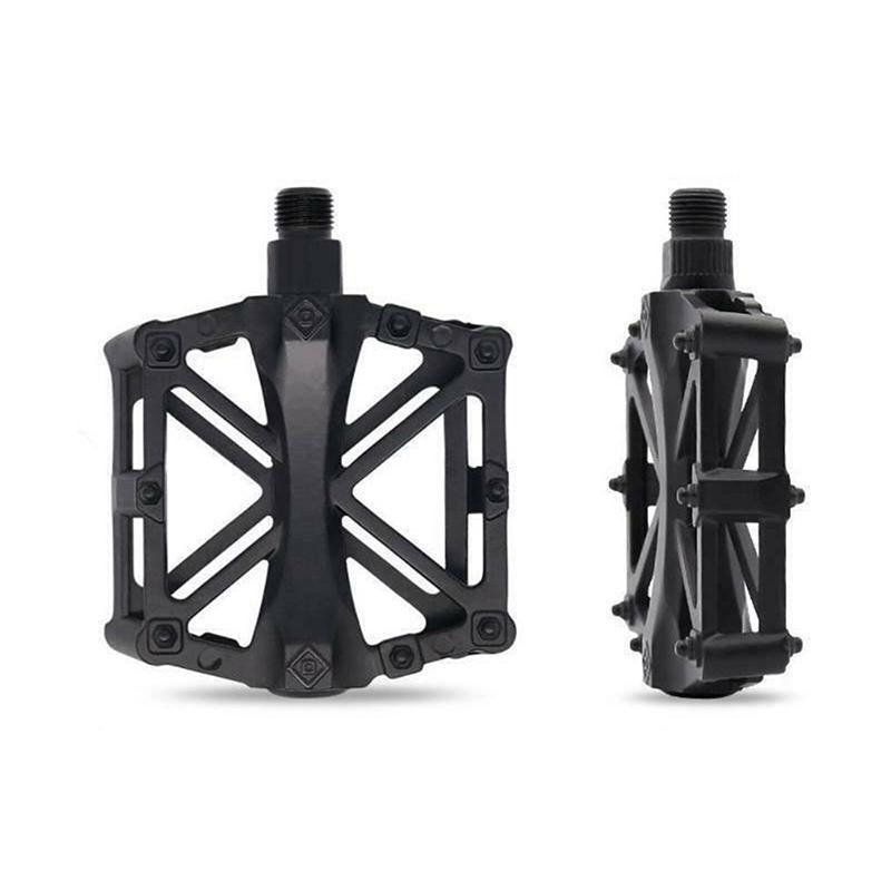 Bike Pedals Alloy Mountain Road MTB Colored Bicycle Nonslip Cycling Pedals 9/16" - Green
