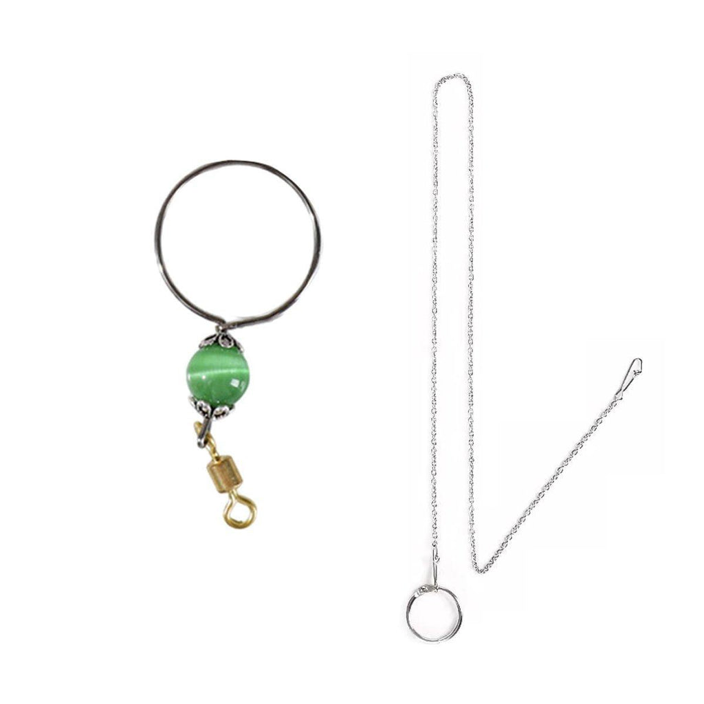 Parrot Neck Collar Stainless Steel Bird Chain Training Adjustable Bird Leash - S-Diameter 1.6cm