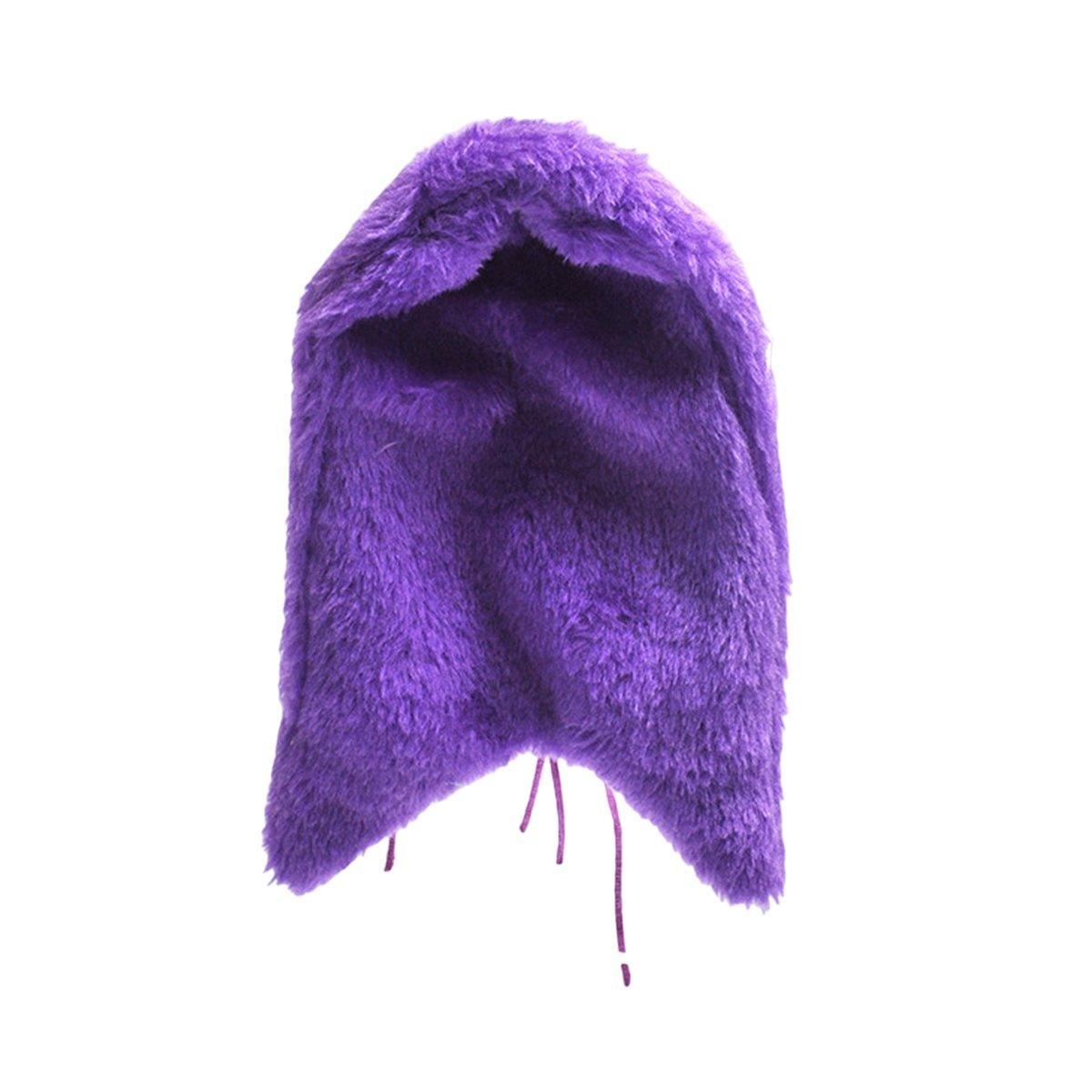 Cozy Bird Blanket Shawl Parrot Snuggle Cabin Plush Hanging Cotton Nest Bedding - Purple-L Size