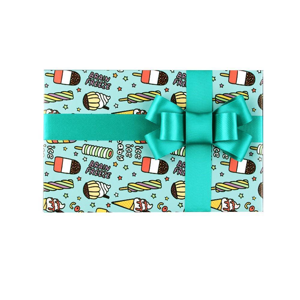 20pcs Cute Animal Cartoon Gift Wrapping Paper for Toys Bookskin and Crafts - Blue Dinosaurs-20PCS