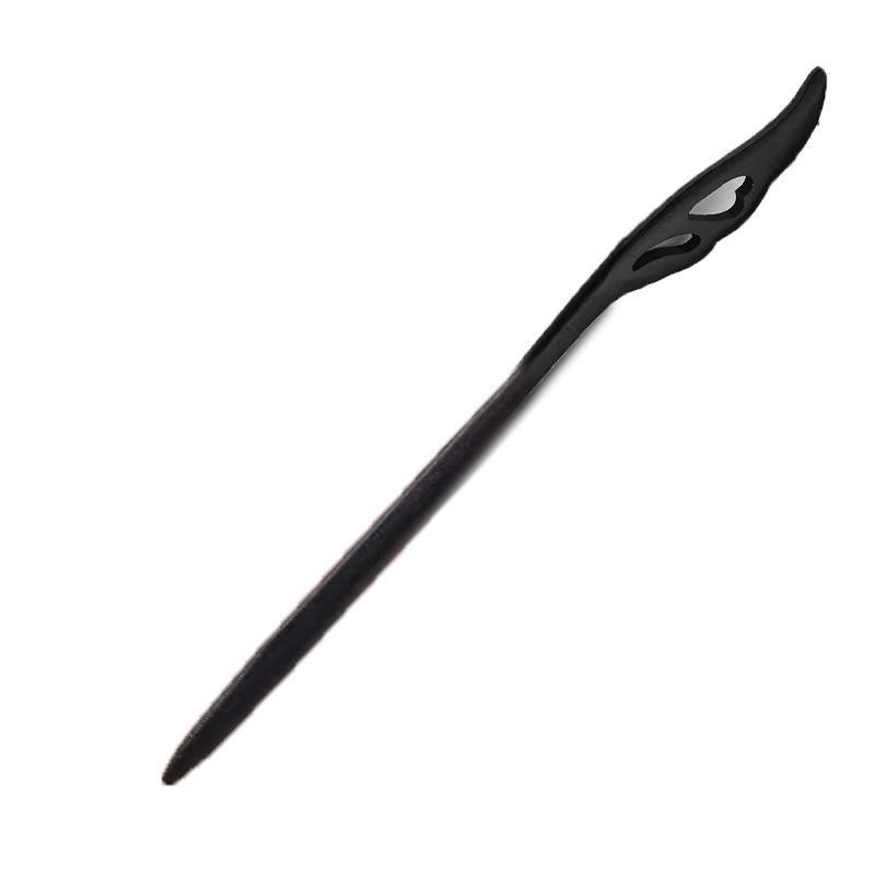 Retro Wooden Carved Hair Sticks Women Hairpin Barrette Chopsticks Accessories - A