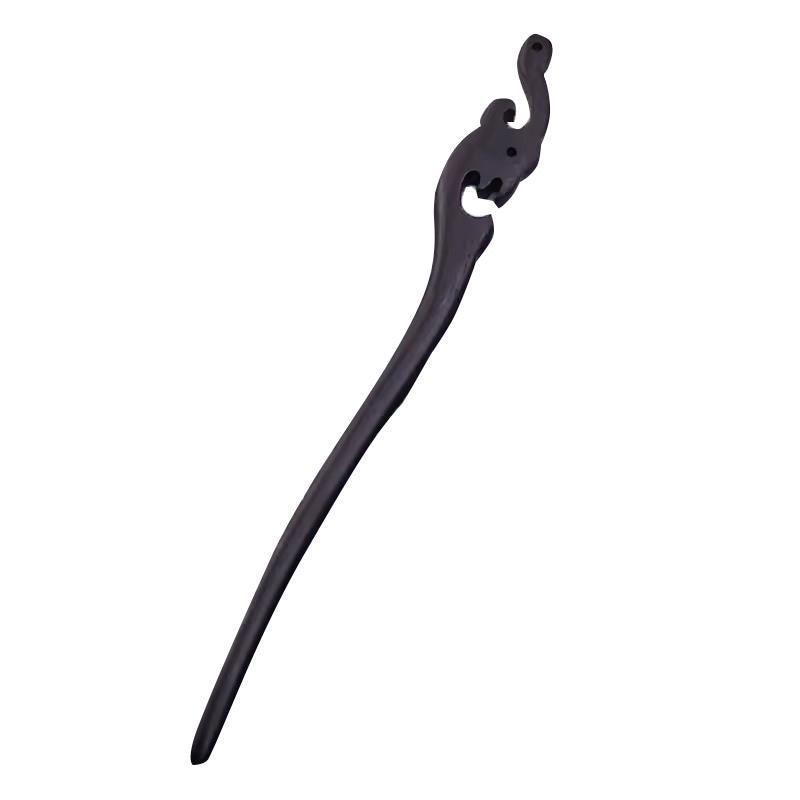 Retro Wooden Carved Hair Sticks Women Hairpin Barrette Chopsticks Accessories - I