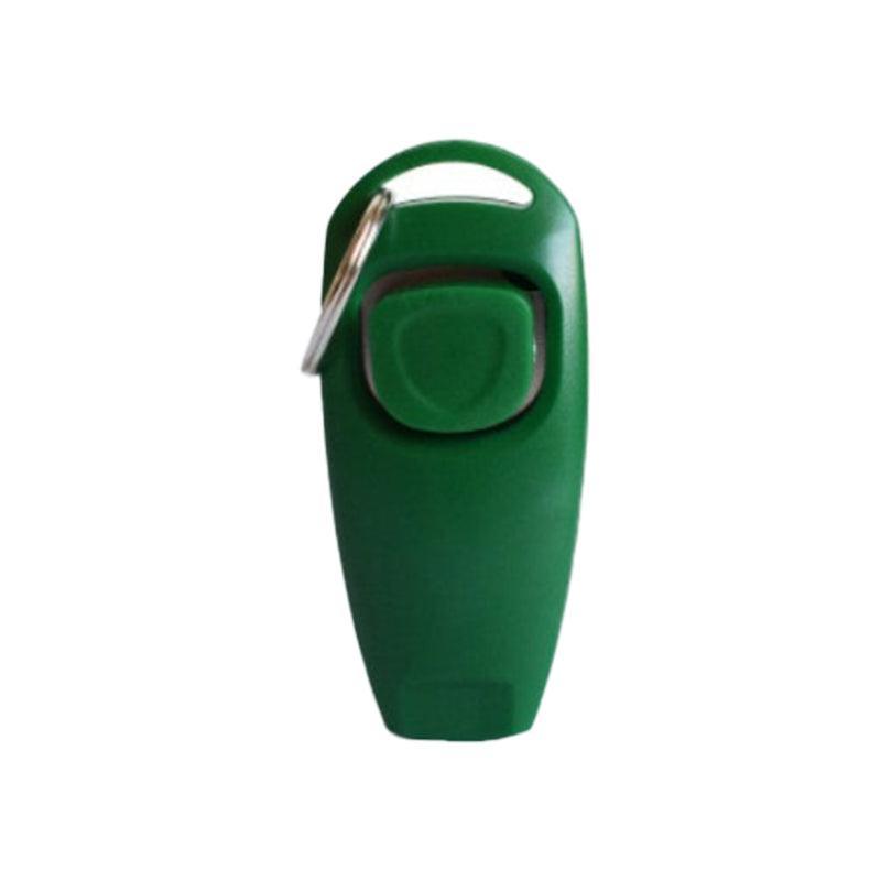 Dog Whistle and Clicker Set for Training Stop Barking Obedience Tool Combo - Blue
