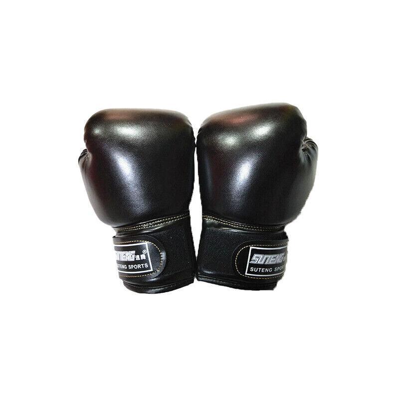 Boxing Sparring Training Gloves MMA Kickboxing Punching Gloves for Practice Sessions - Yellow [Map Pattern]