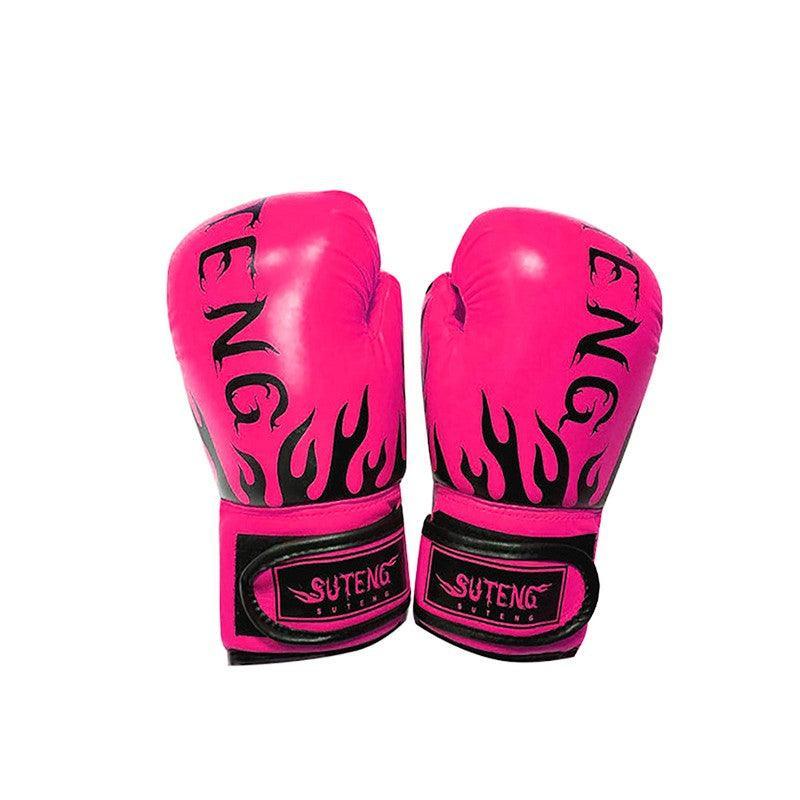 2PCS PU Boxing Training Gloves for Young Beginners Suitable for Ages 3-12 - Black