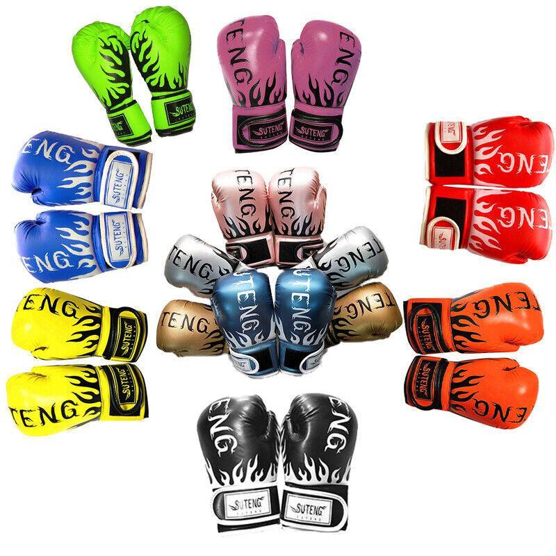 2PCS PU Boxing Training Gloves for Young Beginners Suitable for Ages 3-12 - Pearly Silver