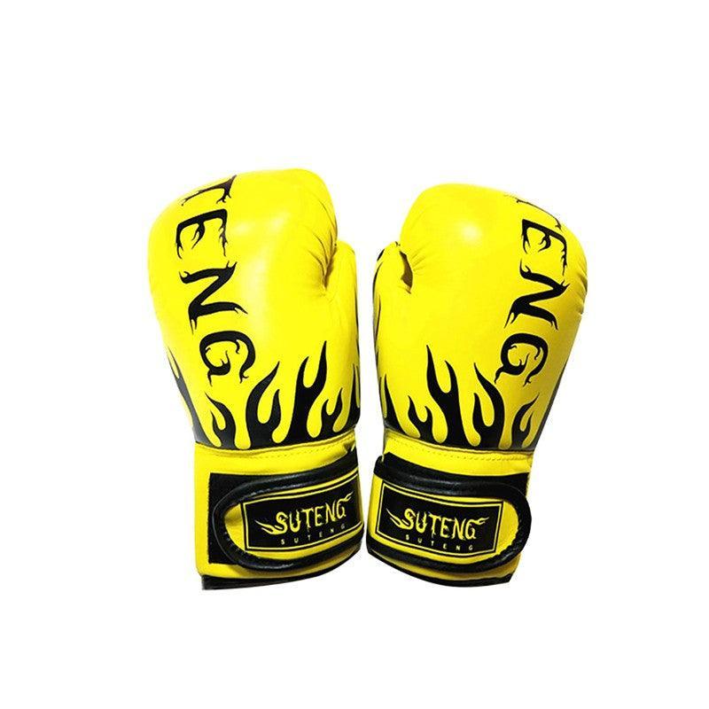 2PCS PU Boxing Training Gloves for Young Beginners Suitable for Ages 3-12 - Red