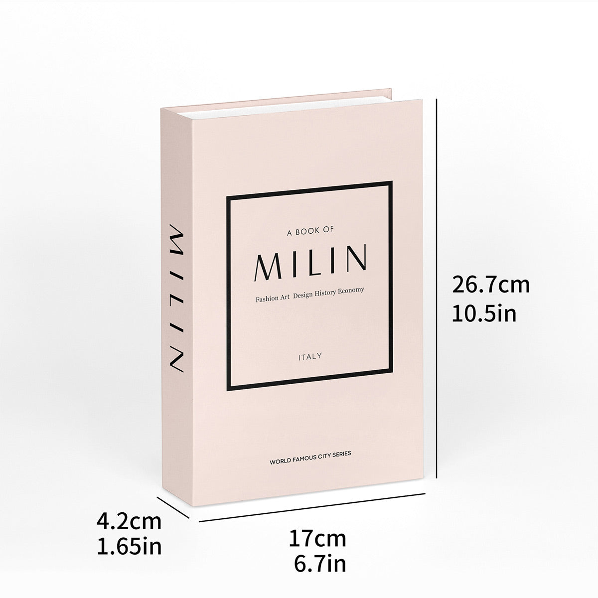 3 PCS Modern Decorative Books Set Foldable Fake Books for Display City Theme - C