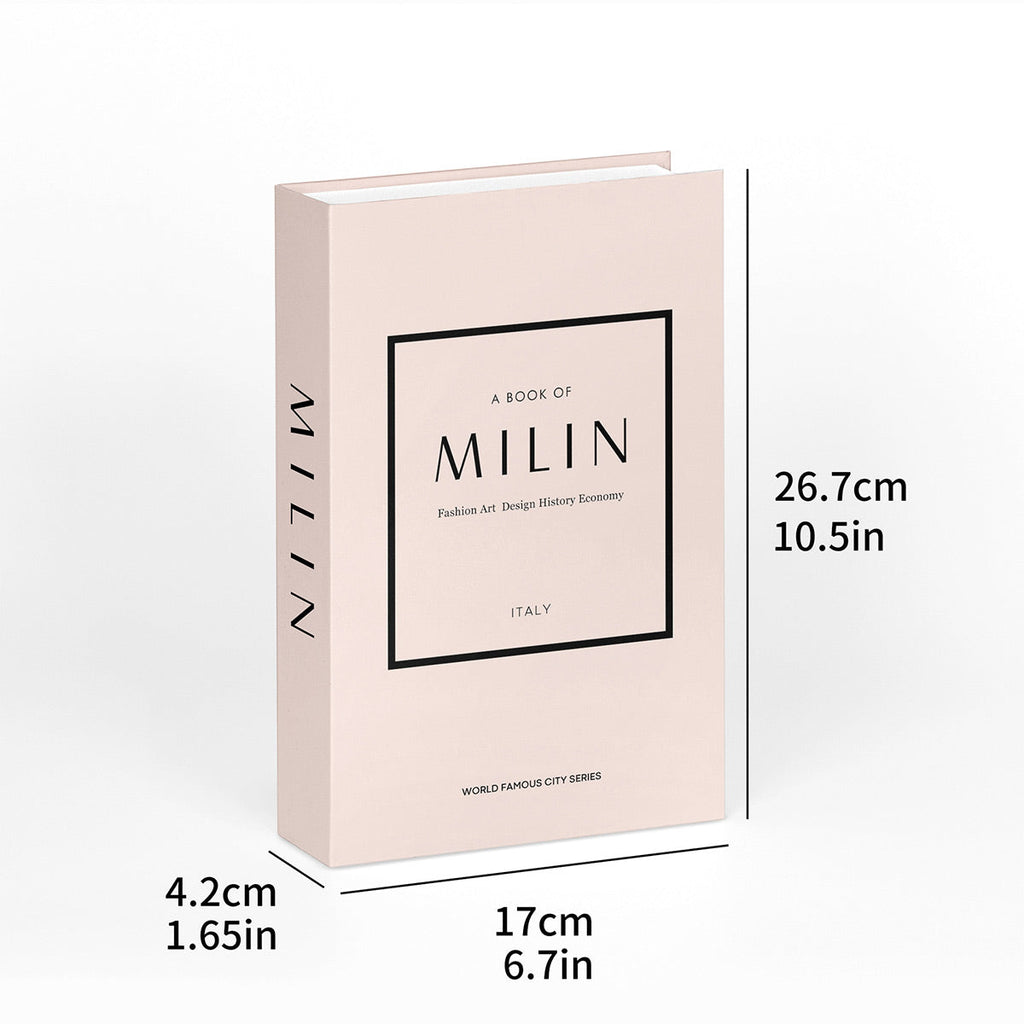 3 PCS Modern Decorative Books Set Foldable Fake Books for Display City Theme - B
