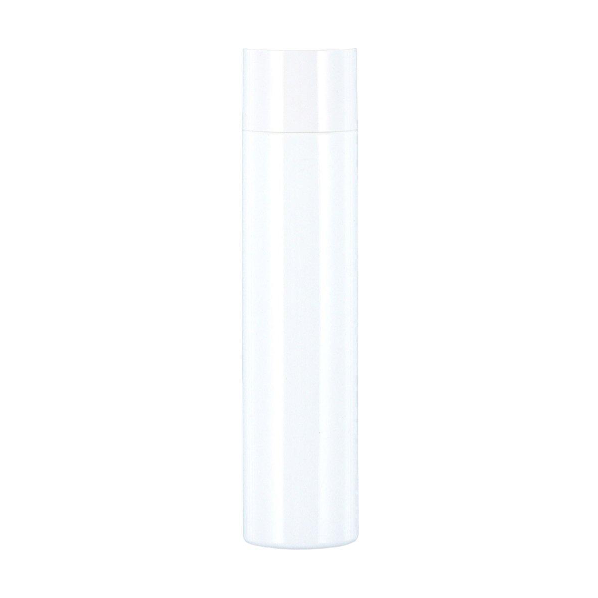 50/100/150ml Plastic Toner Lotion Bottles Refillable Travel Cosmetic Containers - White Lid + Transparent Bottle - 50ml