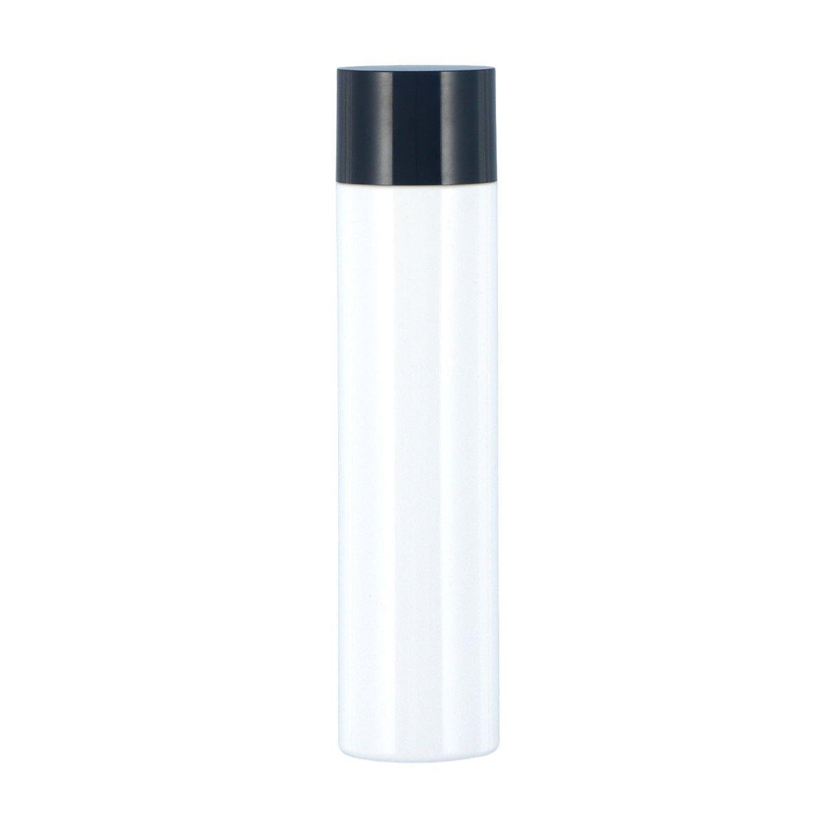 50/100/150ml Plastic Toner Lotion Bottles Refillable Travel Cosmetic Containers - White Lid + Transparent Bottle - 50ml