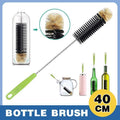 Long Bottle Cleaning Brush 40cm Nylon Wine Water Thermos Jar Scrubber