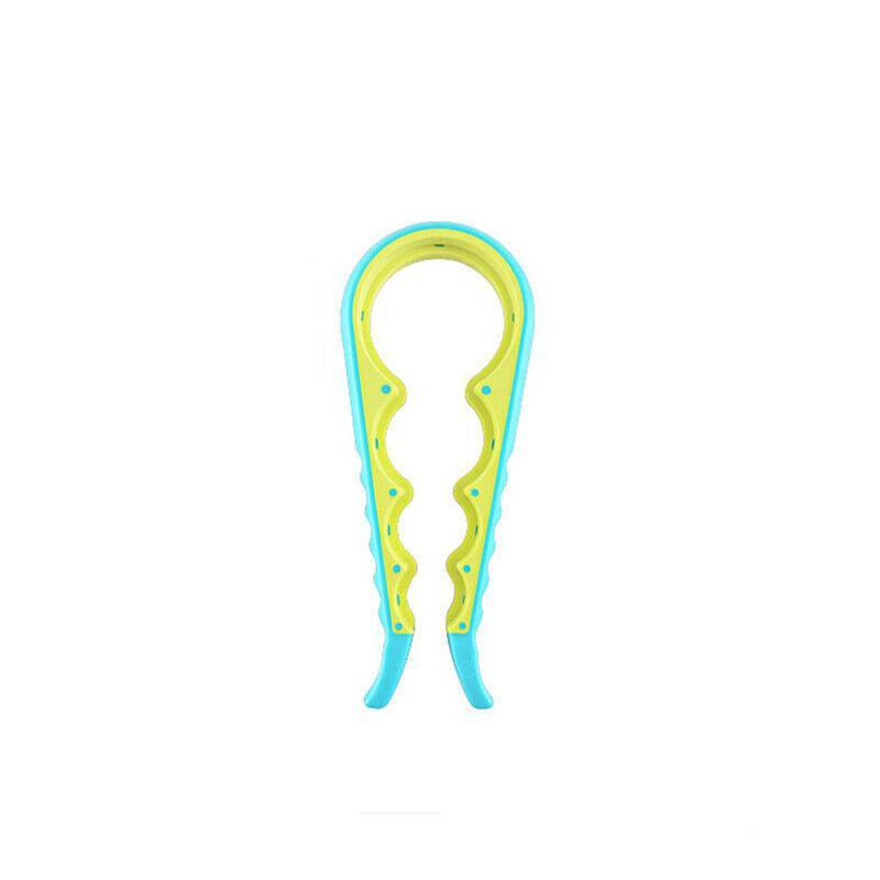 Silicone Jar Can Opener Multi-Purpose Lids Cap Arthritis Bottle Opener Easy Grip - Orange