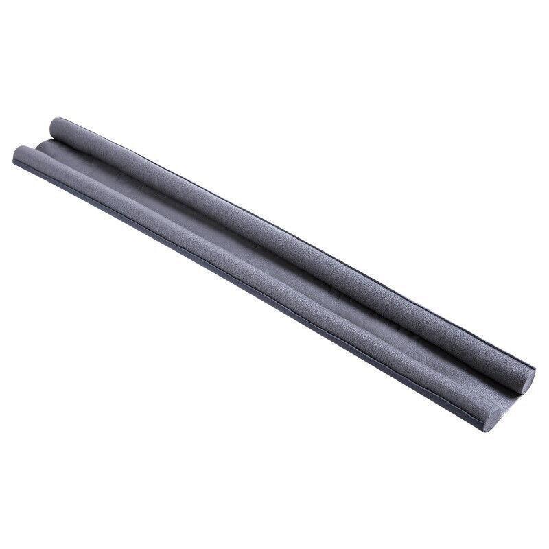 Door Bottom Seal Draft Stopper Guard Threshold Sealing Strip Wind Dust Protector - Brown