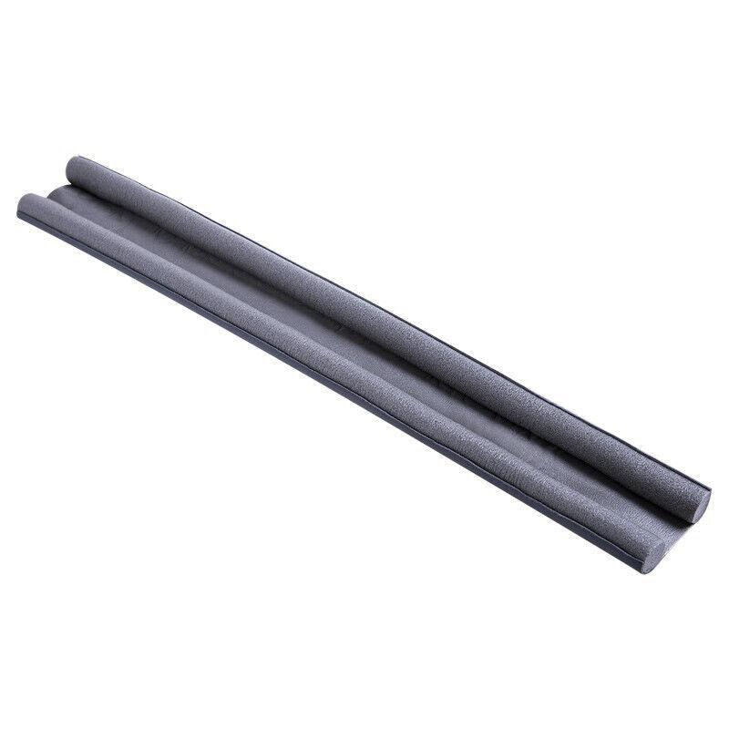Door Bottom Seal Draft Stopper Guard Threshold Sealing Strip Wind Dust Protector - White