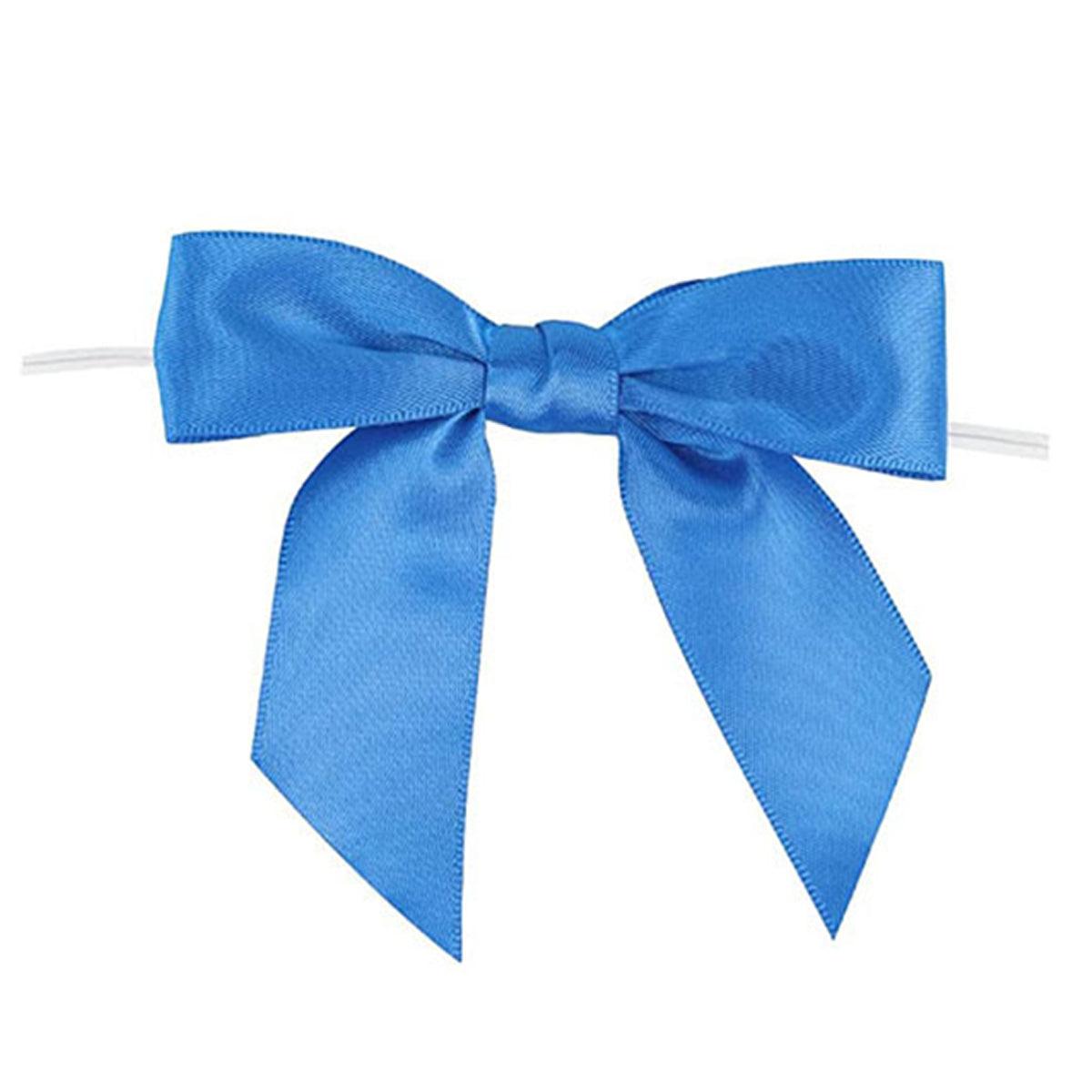 50pcs Bow Gift Packaging Sealing Tie Drawstring Baking Wrap Bag Decorative Ties - Pink
