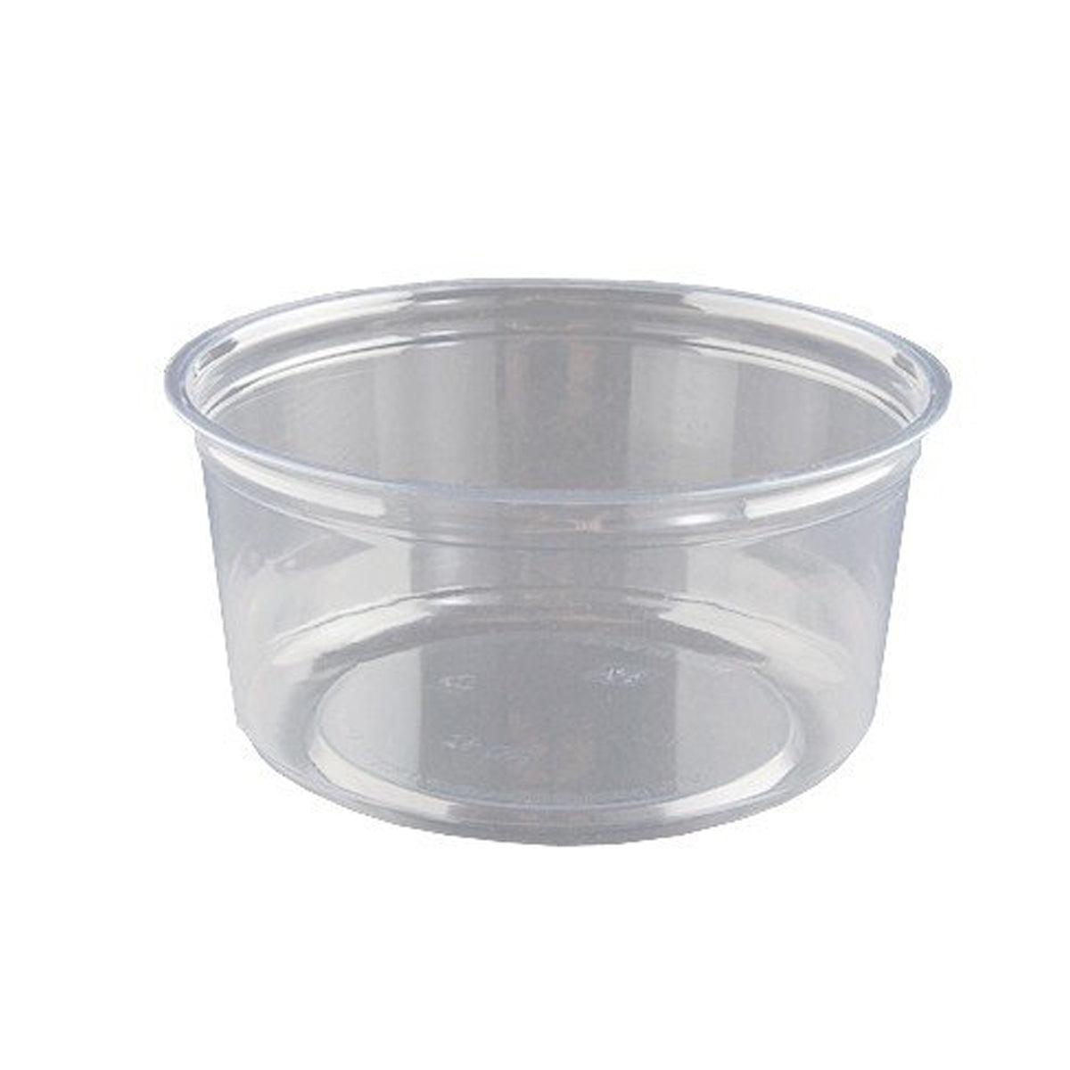 100PCS Transparent Packing Box Plastic Dessert Bowl Food Container - 12oz Bowl