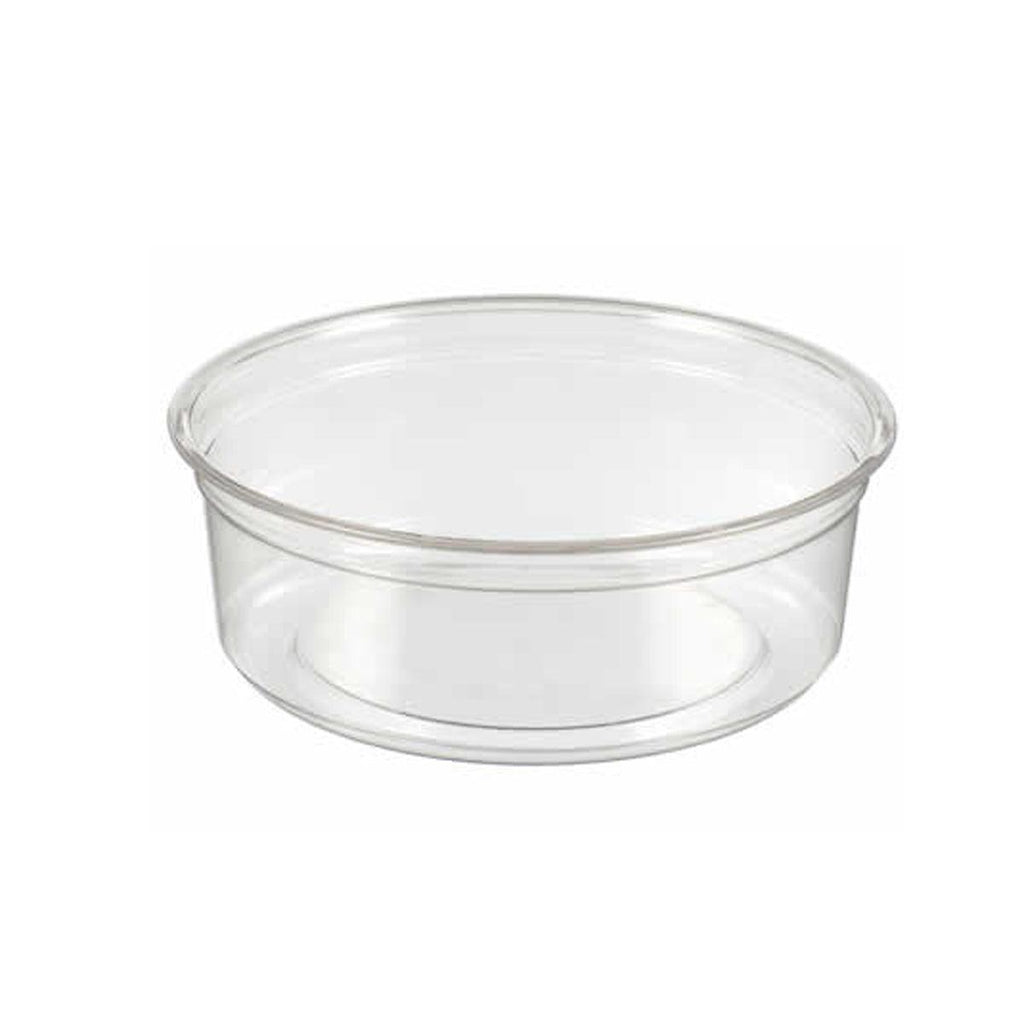 100PCS Transparent Packing Box Plastic Dessert Bowl Food Container - 8oz Bowl