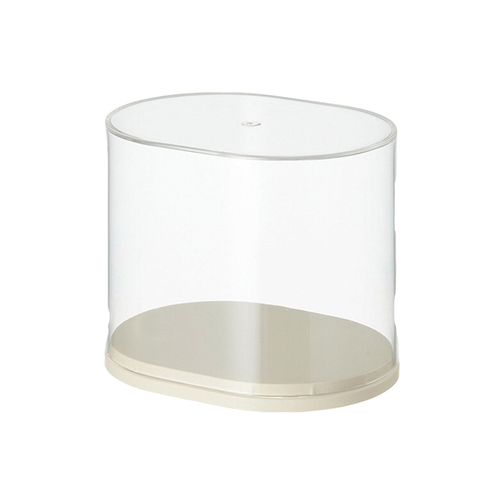 2pcs Clear Acrylic Display Case Transparent Box for Collectibles Dolls Figures - L