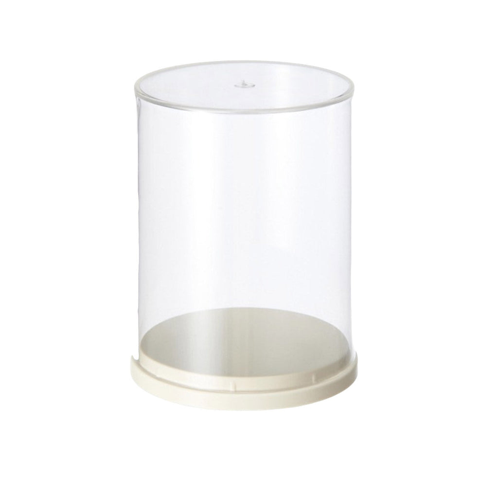 2pcs Clear Acrylic Display Case Transparent Box for Collectibles Dolls Figures - M