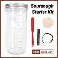 24oz Bread Fermentation Glass Jar Baking Supplies Airtight Container Dough