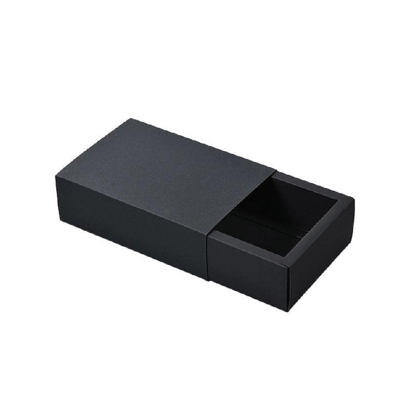 25X Black Kraft Paper Drawer Jewelry Package Necklace Bracelet Gift Package box - 18.5*13.5*3-25pcs