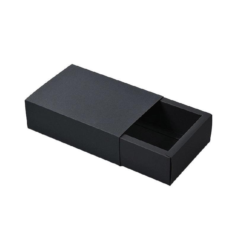 25X Black Kraft Paper Drawer Jewelry Package Necklace Bracelet Gift Package box - 27.5*20*5.5-25pcs
