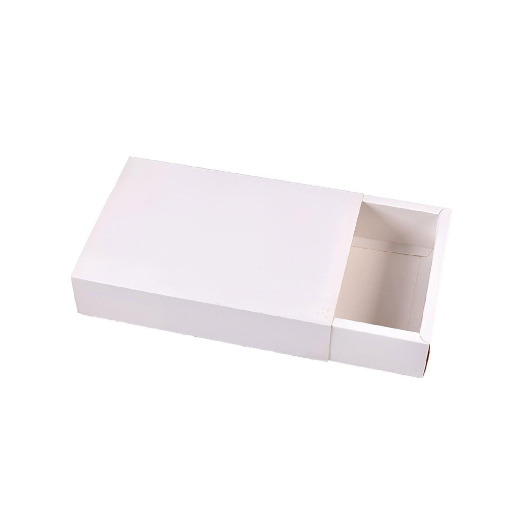 25X White Kraft Paper Drawer Jewelry Package Necklace Bracelet Gift Package box - 20.5*15.5*4-25pcs