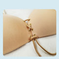 Strapless Backless Invisible Bra Push Up Stick On Silicone Lingerie Adjustable Nude - B