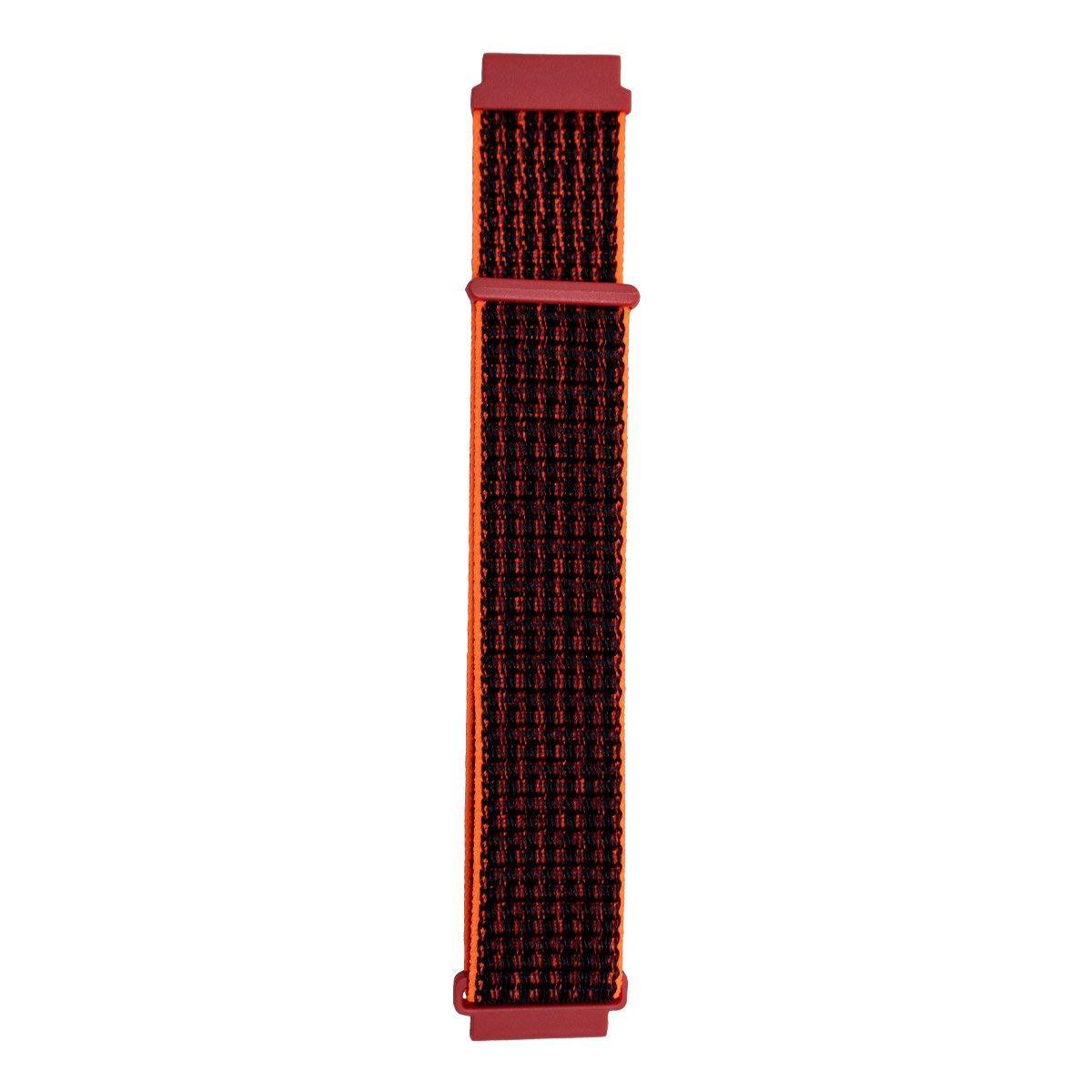 20mm Nylon Braided Sport Loop Velcro Watch Band Strap Compatible Replacement - Seashells