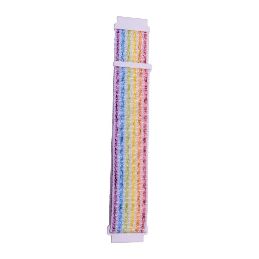 20mm Nylon Braided Sport Loop Velcro Watch Band Strap Compatible Replacement - Seashells