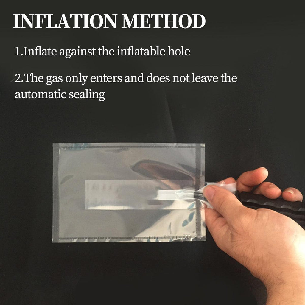 100pcs Inflatable Air Column Bag Bubble Wrap Cushion Packaging Buffer Filling - 10x20cm