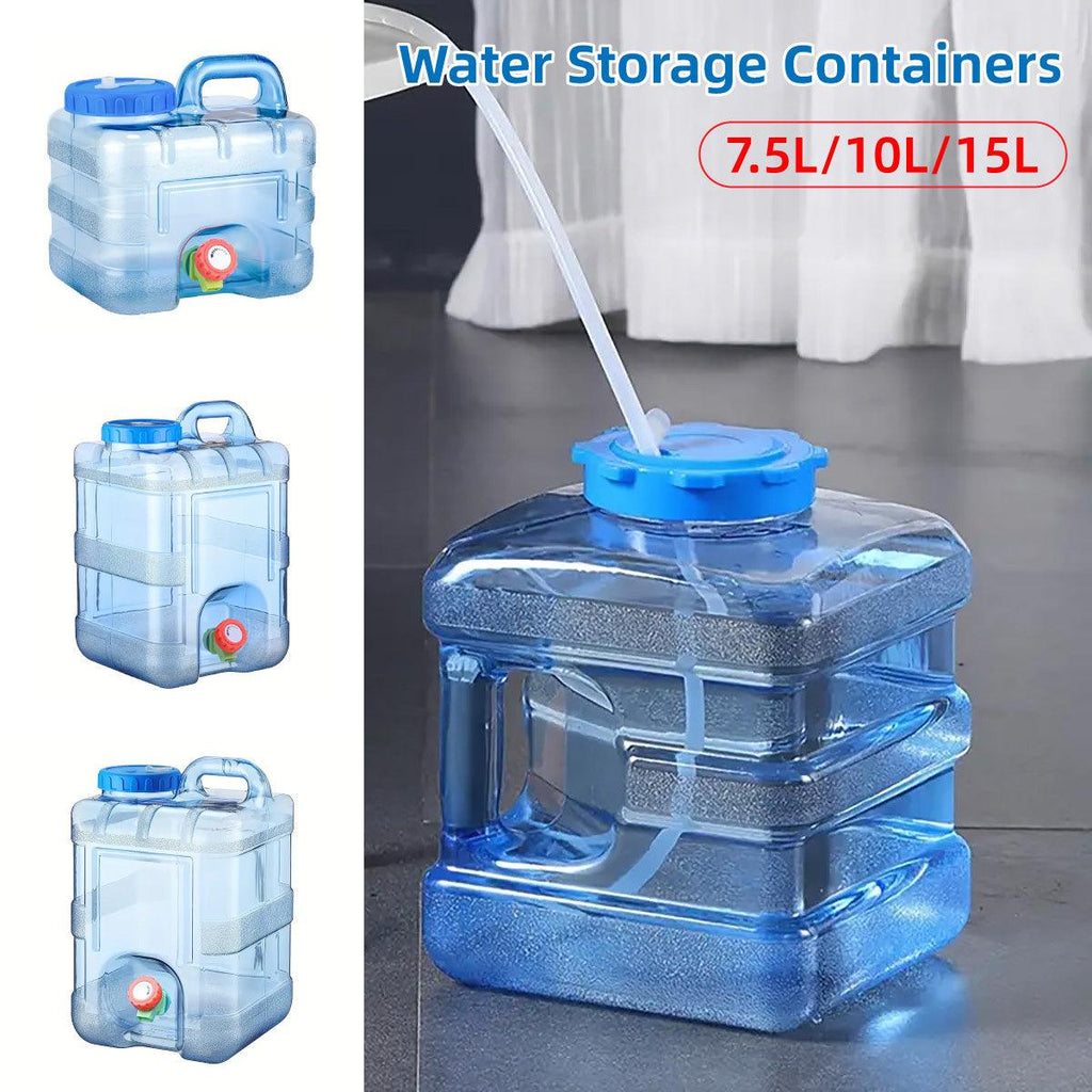 Outdoor Water Bucket Household Storage Car Water Tank Drinking Water Storage - 10L