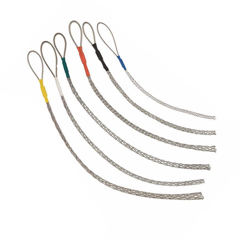 Stainless Steel Cable Pulling Sock Wire Grip Tool for NBN Telstra Ducting 6 Sizes - Blue(4-6MM)