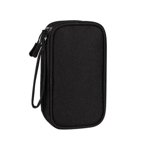 Electronic Accessories Cable Bag Organizer Travel Pouch Storage Cases Charger - Grey