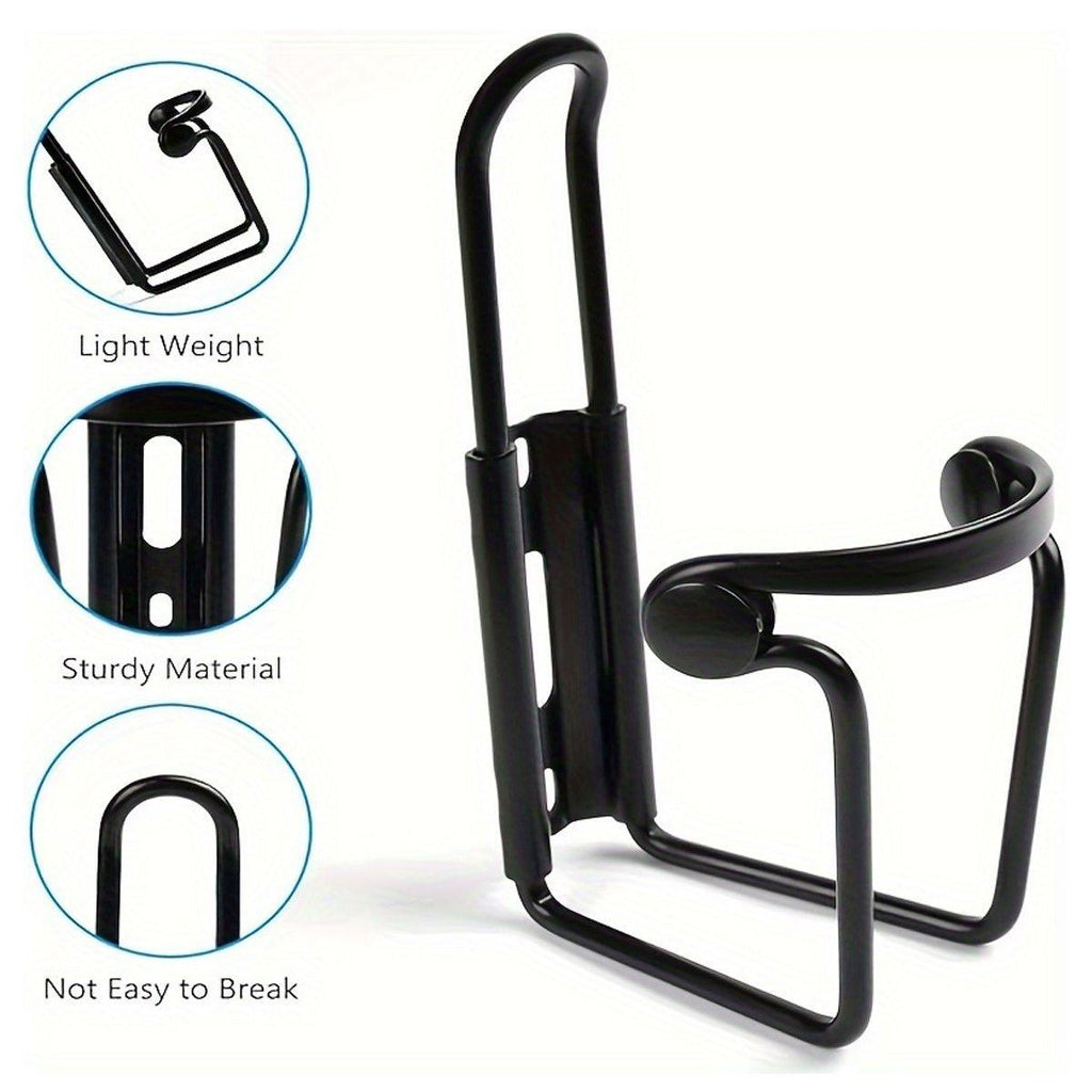 Durable Aluminum Alloy Water Bottle Holder for MTB Bike Bicycle Cycling Cage - Silver