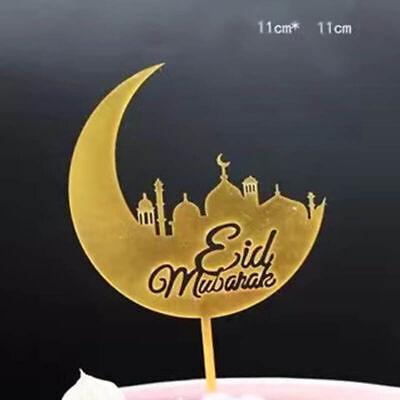 Happy Birthday Acrylic Cake Topper Cake Decoration Golden Silver Party - Pink-Heart