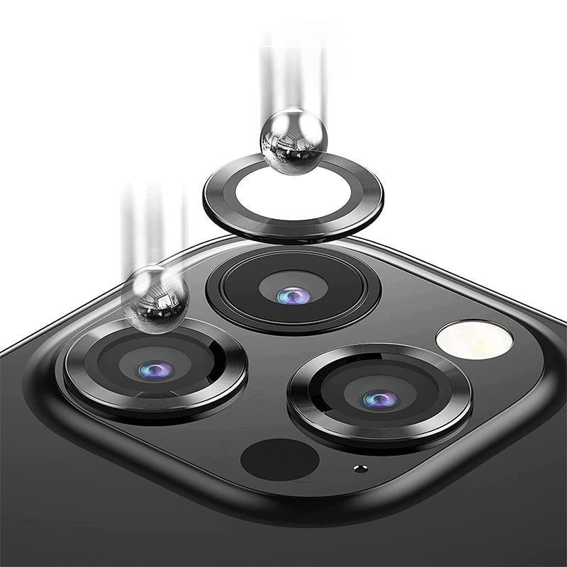 For iPhone 14/14 Plus Metal Camera Lens Glass Screen Protector - Rainbow