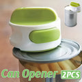 Can Opener Set 2pcs Manual Bottle Opener Stainless Steel Kitchen Tool for Home